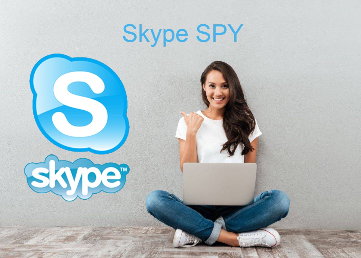 Femail using laptop in room to spy Skype